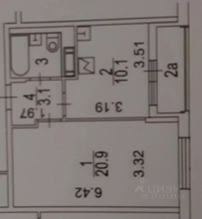 1-к кв. Москва Измайловский проезд, 5/1к4 (38.0 м) - Фото 1