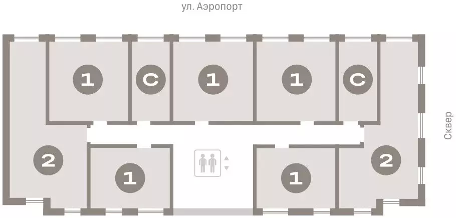 Квартира-студия: Новосибирск, улица Аэропорт (20.27 м) - Фото 1