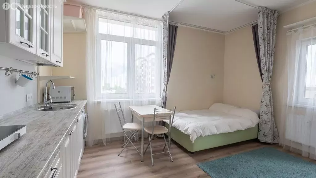 Квартира-студия: Санкт-Петербург, проспект Маршала Блюхера, 9к2 (24.9 ... - Фото 1