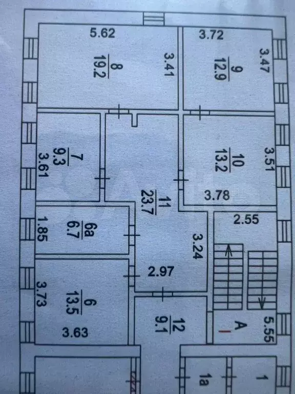 110 м офис (B)в административном здании «на Смоленском бульваре, 24с2 - Фото 0