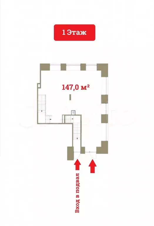 Продажа Помещения в жк«Roza Rossa  - 286,0 м - Фото 1