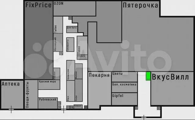 3 м под ярмарки в прикассе пятёрочки - Фото 0