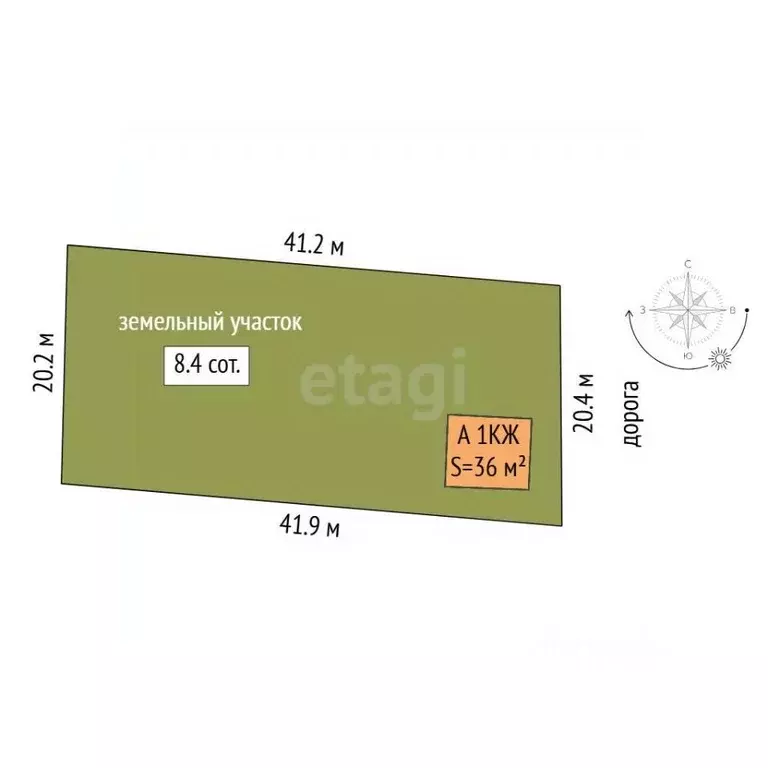 Дом в Тюменская область, Тюмень Рябинка-2 СНТ,  (36 м) - Фото 1