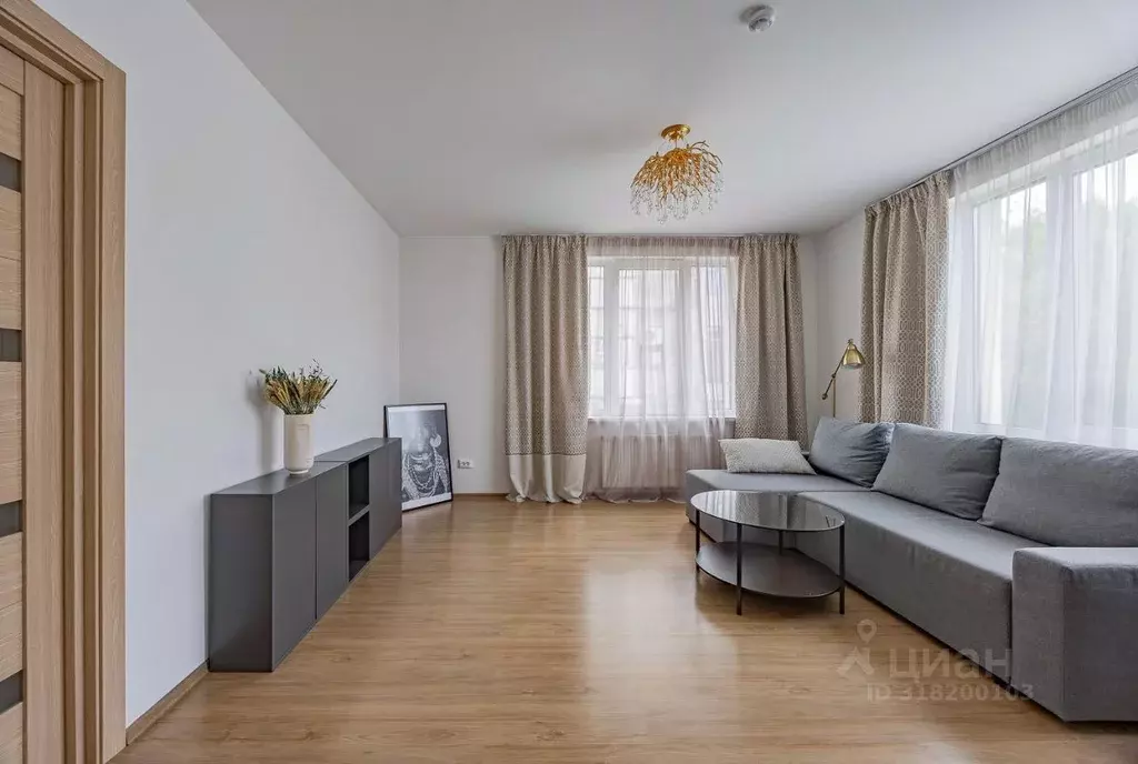 3-к кв. Санкт-Петербург наб. Черной речки, 3к2 (75.0 м) - Фото 1