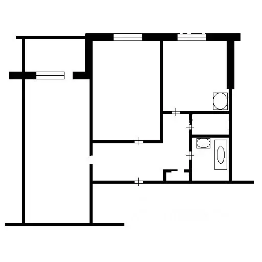 2-к кв. Башкортостан, Уфа Сипайловская ул., 12/1 (45.0 м) - Фото 2