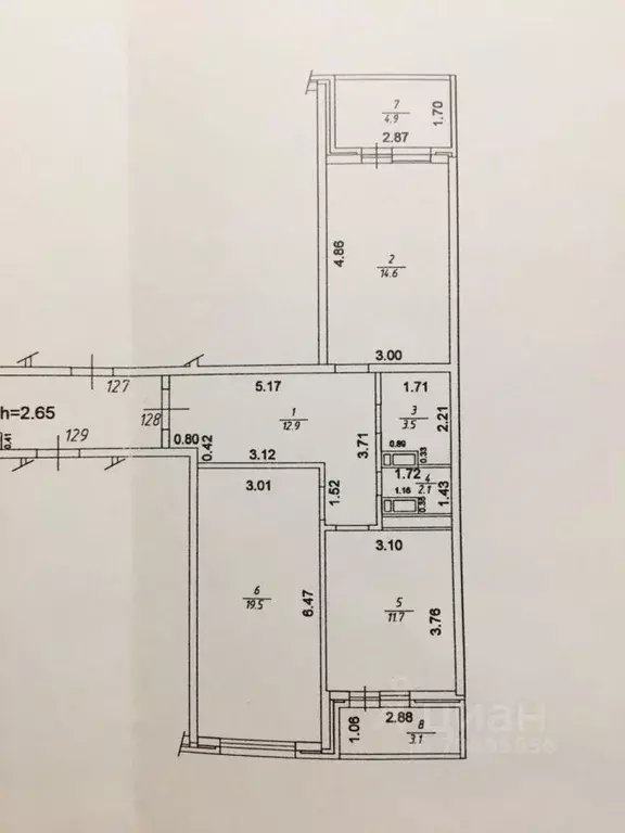 2-к кв. Краснодарский край, Краснодар ул. Евгении Жигуленко, 11/2 ... - Фото 2