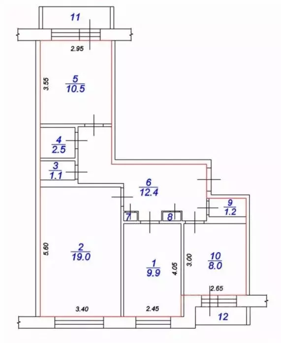 3-к кв. Тверская область, Тверь ул. Малая Самара, 9 (70.0 м) - Фото 1