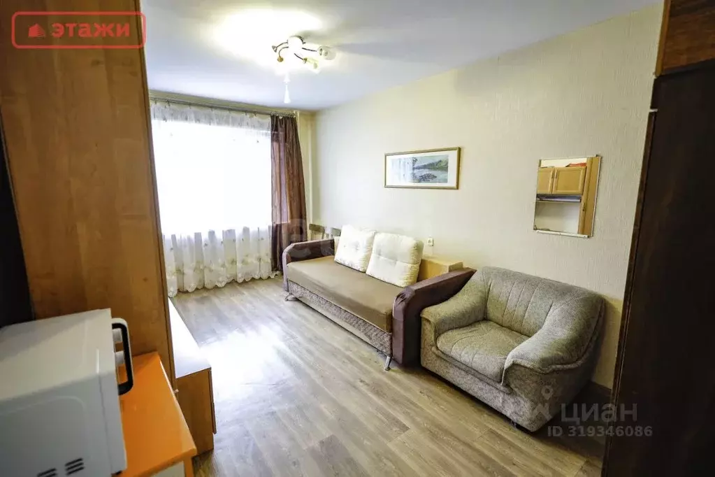 1-к кв. Карелия, Петрозаводск Ключевая ул., 24 (30.6 м) - Фото 1