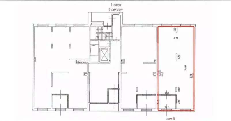 Торговая площадь в Москва Цимлянская ул., 3к2 (98 м) - Фото 2