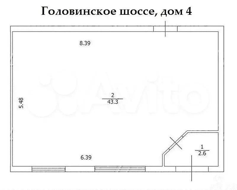 Помещение свободного назначения 38 м - Фото 0