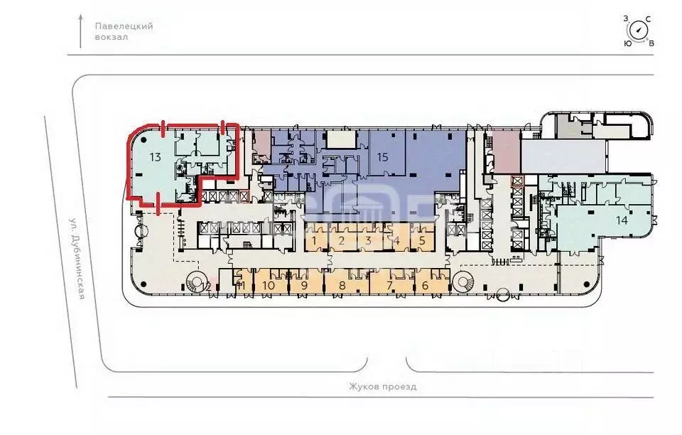 Торговая площадь в Москва Дубининская ул., 39-41с15 (379 м) - Фото 1