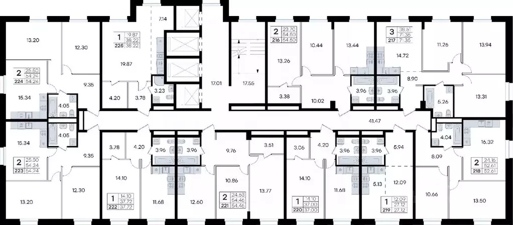 2-к кв. Приморский край, Владивосток ул. Тухачевского, 80 (54.46 м) - Фото 2