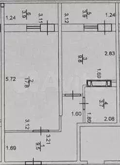 1-к. квартира, 50 м, 18/25 эт. - Фото 0