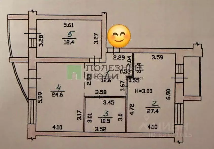 3-к кв. Орловская область, Орел ул. Максима Горького, 47 (99.1 м) - Фото 2