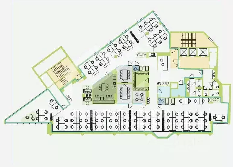 Офис в Москва Новослободская ул., 16 (812 м) - Фото 2