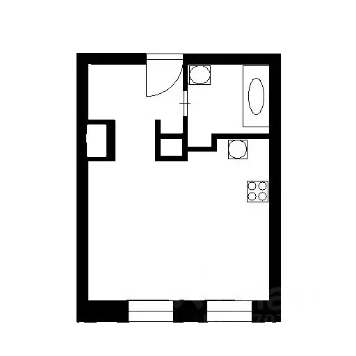 1-к кв. Санкт-Петербург ул. Чарушинская, 8 (35.0 м) - Фото 2