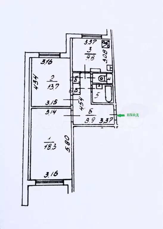 2-к. квартира, 60 м, 12/20 эт. - Фото 0