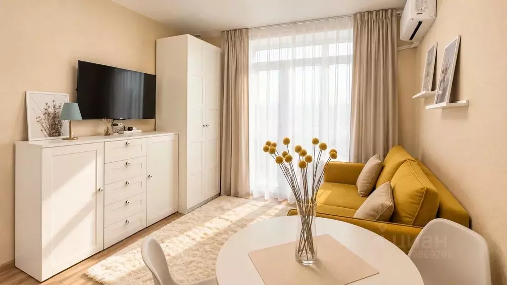 Студия Москва Тюменский проезд, 3к1 (24.0 м) - Фото 1