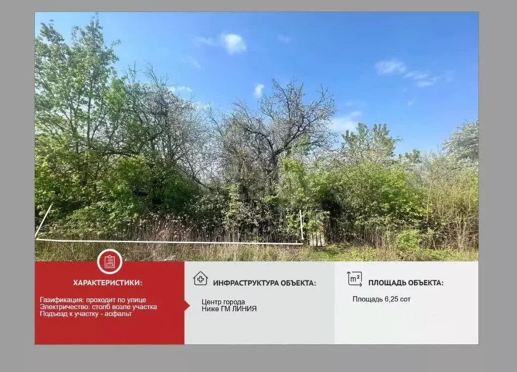 Участок в Белгородская область, Губкин Мичуринский мкр,  (6.25 сот.) - Фото 1