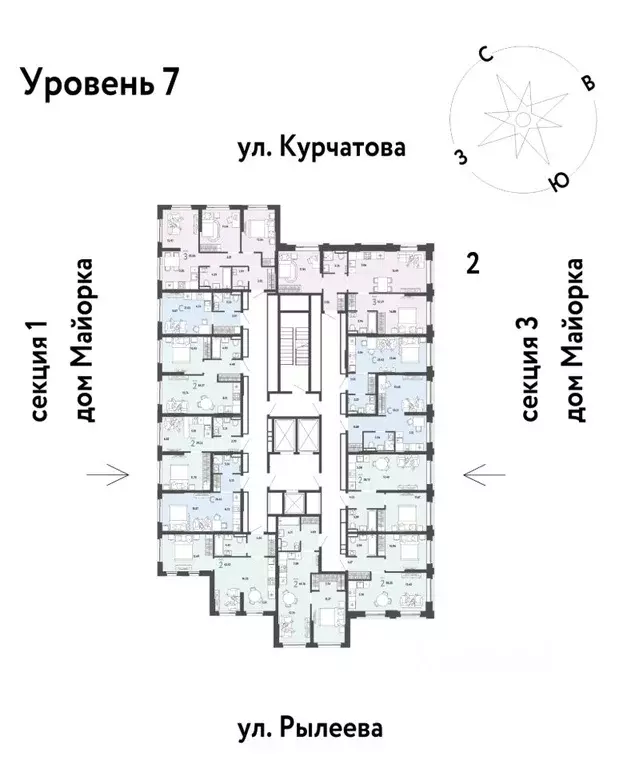 3-к кв. Тюменская область, Тюмень ул. Краснооктябрьская, 10к2 (62.29 ... - Фото 1