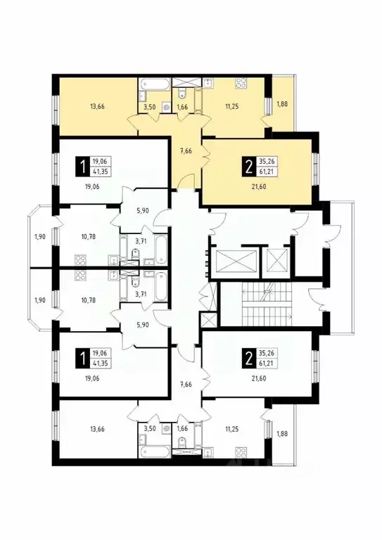 2-к кв. Московская область, Подольск Климовск мкр, ул. Школьная, 41 ... - Фото 1