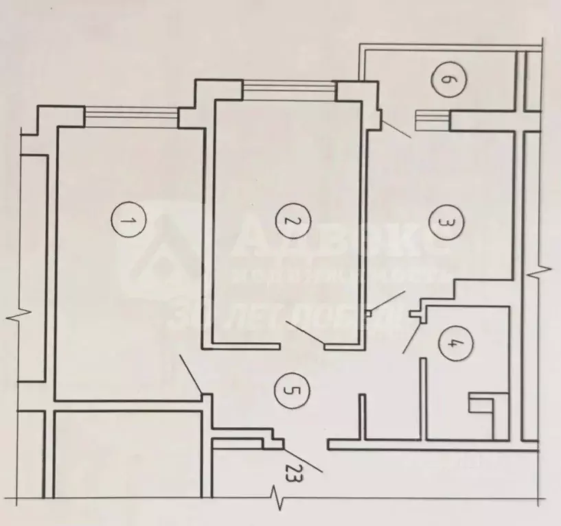 2-к кв. Тюменская область, Тюмень ул. Александра Протозанова, 12 (53.1 ... - Фото 2