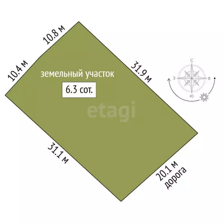 Участок в Хабаровский край, Хабаровск Шмаковский пер. (9.0 сот.) - Фото 2