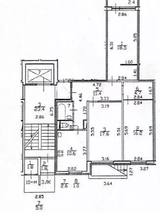 3-к кв. Санкт-Петербург просп. Науки, 79к3 (82.6 м) - Фото 2