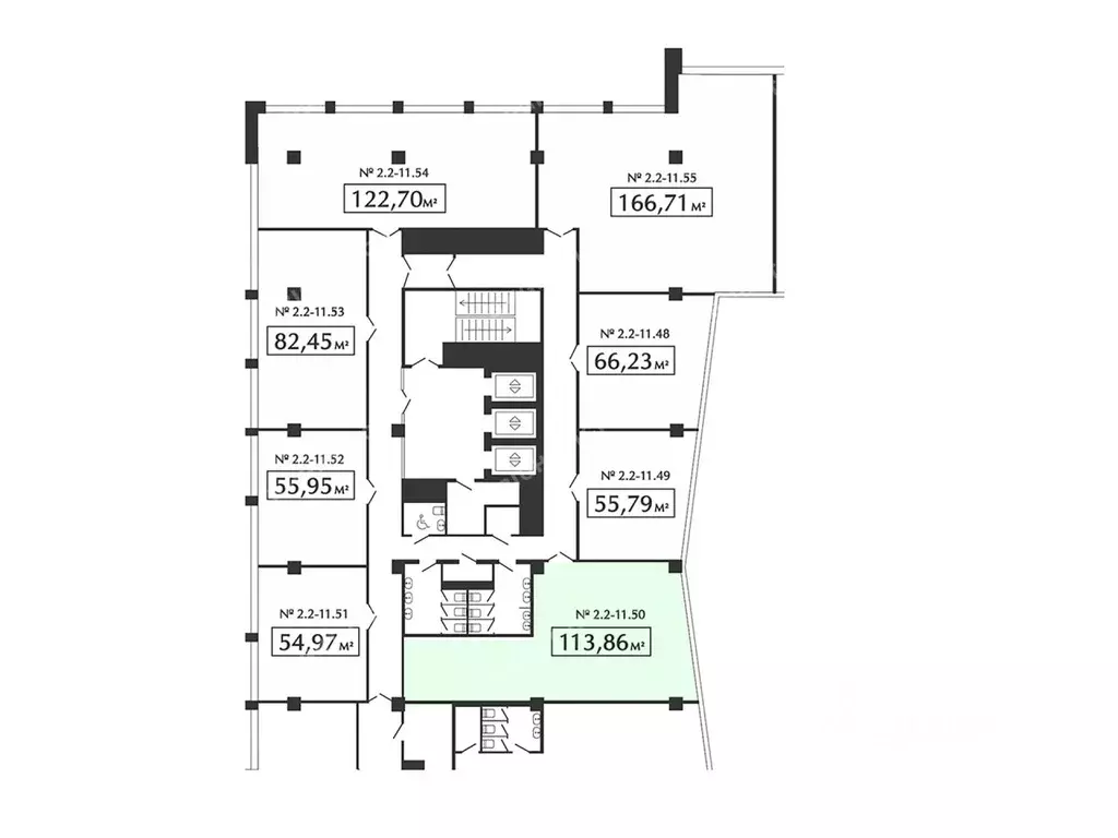Офис в Санкт-Петербург Левашовский просп., 15 (114 м) - Фото 2
