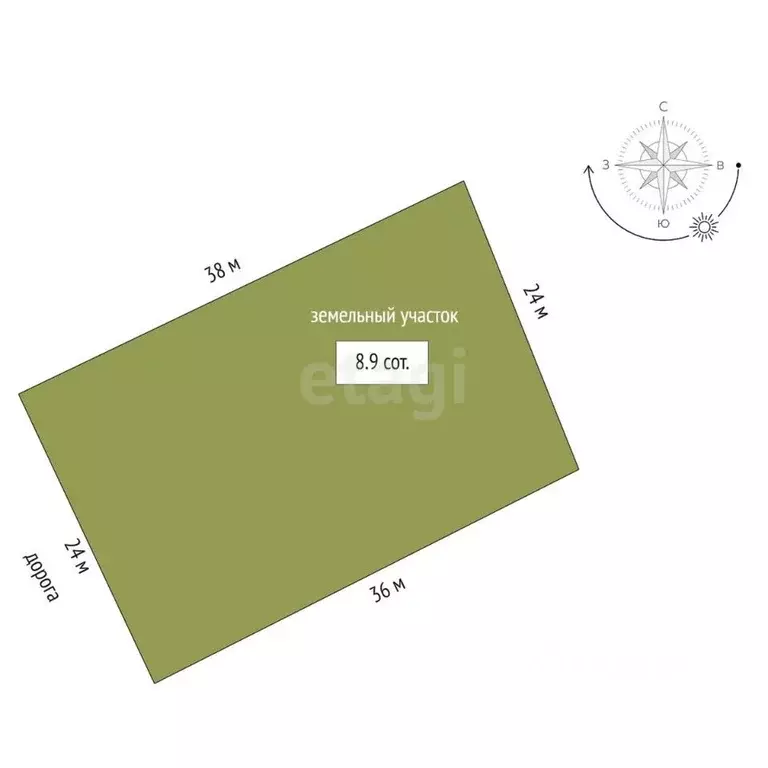 Участок в Свердловская область, Талица ул. Васильева (8.9 сот.) - Фото 2