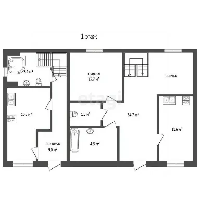 Дом в Севастополь ул. Шварца, 19 (180 м) - Фото 2