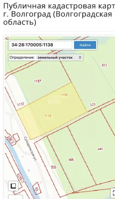 Участок в Волгоградская область, Среднеахтубинский район, Суходольское ... - Фото 1