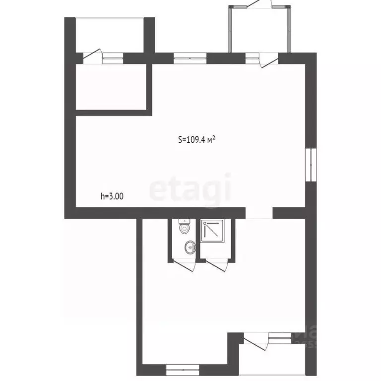 Помещение свободного назначения в Костромская область, Кострома пос. ... - Фото 1