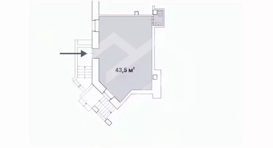 Помещение свободного назначения в Москва Братиславская ул., 15К1 (44 ... - Фото 2