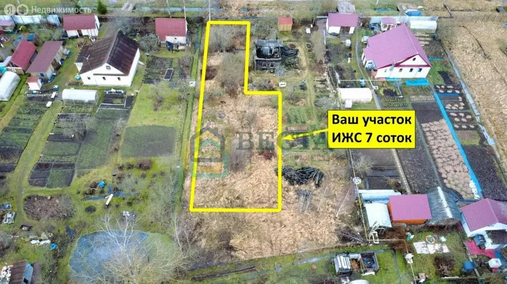 Участок в посёлок Кобралово, Строительная улица, 18 (7.59 м) - Фото 2