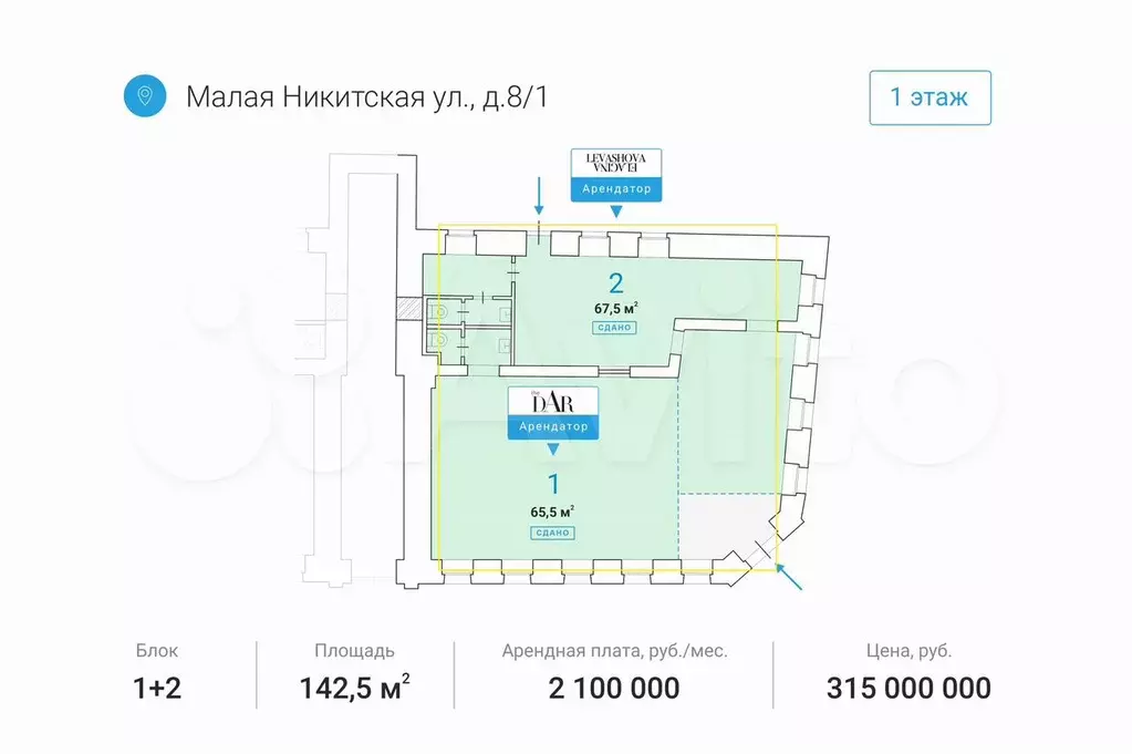Габ на трафике, 142.5 м - Фото 0