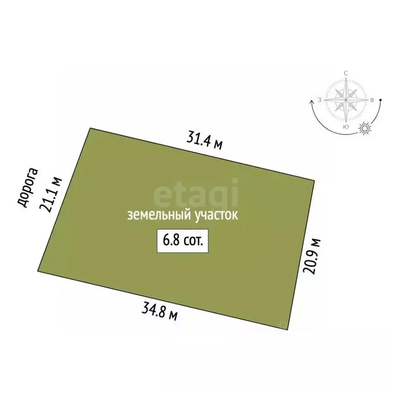 Участок в Крым, Феодосия муниципальный округ, Коктебель пгт  (6.85 ... - Фото 0