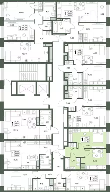 1-комнатная квартира: Московская область, Серпухов (33.52 м) - Фото 2