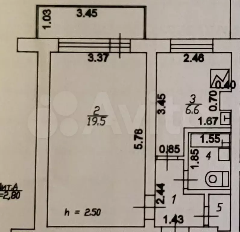 1-к. квартира, 33,1 м, 12/12 эт. - Фото 0