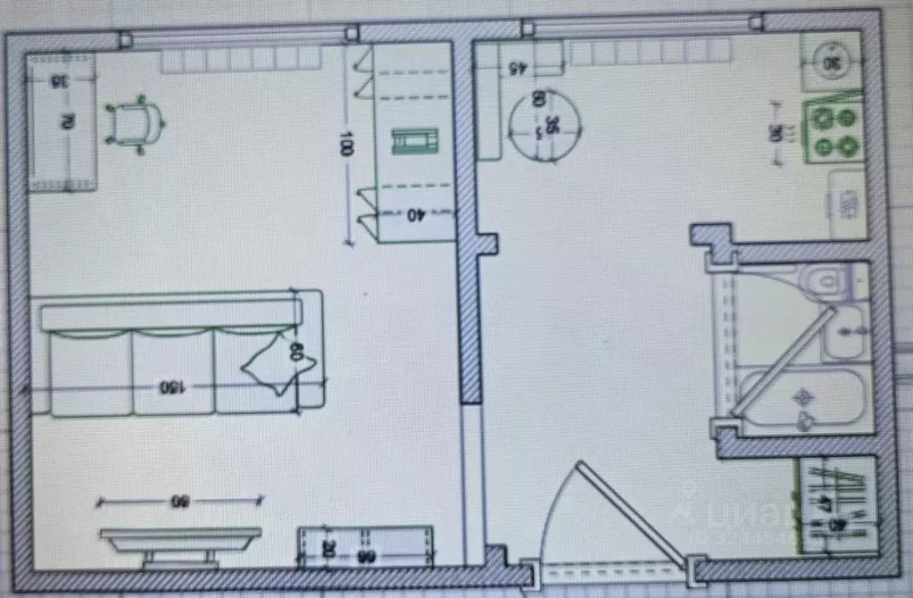 1-к кв. Ярославская область, Ростов 1-й мкр, 4А (29.6 м) - Фото 2