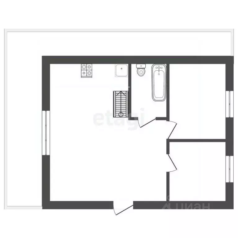 Дом в Пермский край, Пермский муниципальный округ, Мокино Грин кп ул. ... - Фото 2