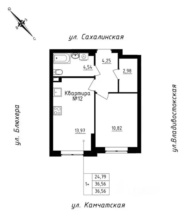 1-к кв. Свердловская область, Екатеринбург ул. Кронштадтская (36.56 м) - Фото 0