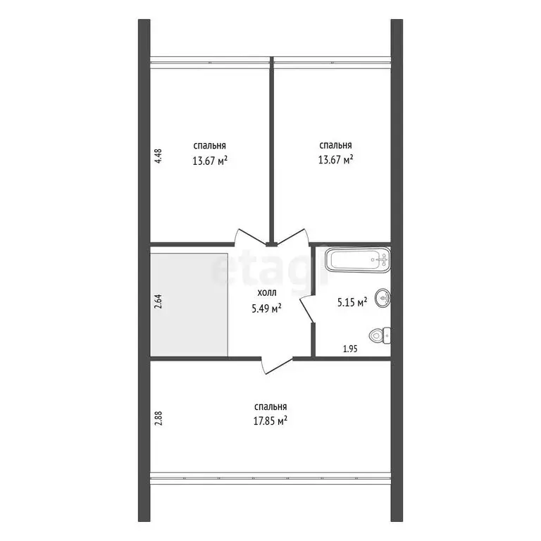 Дом в Калининградская область, Гурьевский муниципальный округ, посёлок ... - Фото 2