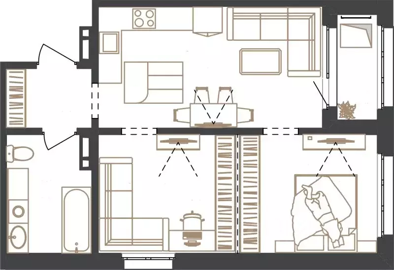 2-к кв. Алтай, Майминский район, с. Майма, Алгаир-2 кв-л  (51.3 м) - Фото 1