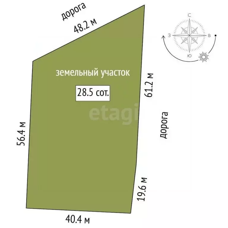 Участок в Тюменская область, Тюмень Лаванда садовое товарищество, ул. ... - Фото 2