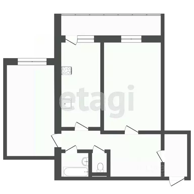 2-к кв. Тюменская область, Тюмень Широтная ул., 156/1 (74.9 м) - Фото 2