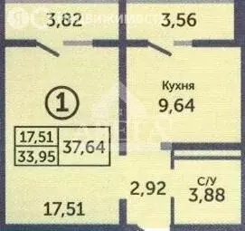 1-комнатная квартира: Оренбург, улица Автомобилистов, 2Д (38 м) - Фото 0