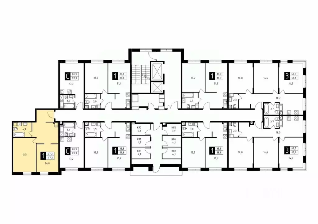 1-к кв. Московская область, Звенигород Одинцовский городской округ, ... - Фото 1