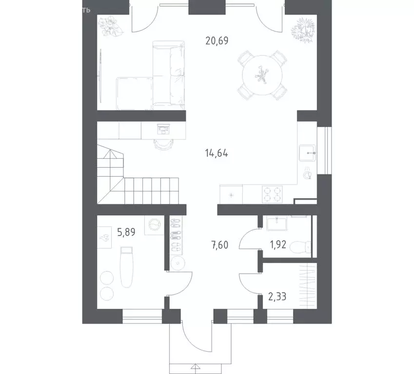 Дом в Московская область, Дмитровский муниципальный округ, деревня ... - Фото 1