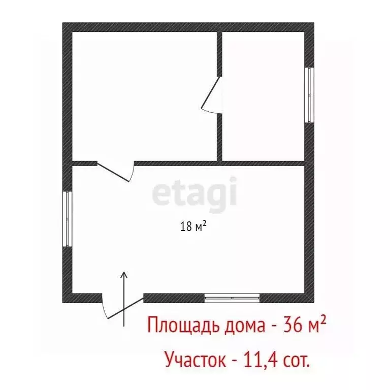 Дом в Свердловская область, Екатеринбург Аэродром ДНП,  (36 м) - Фото 2